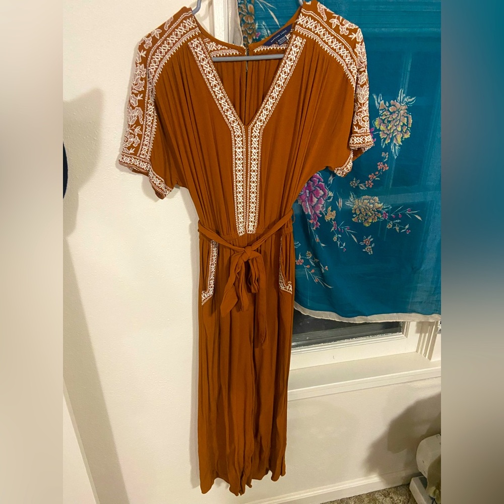 American eagle burnt orange body suit